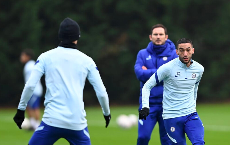 Ảnh: Bầu không khí căng thẳng thấy rõ trên sân tập Chelsea